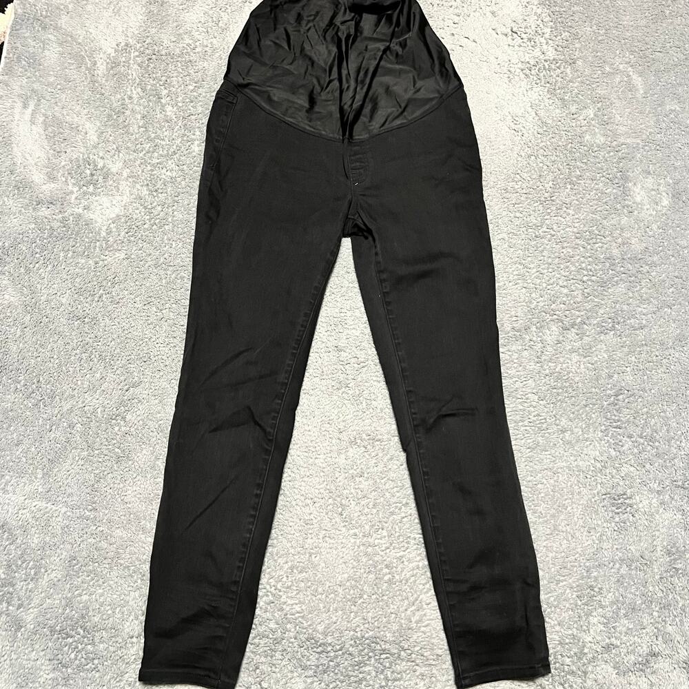 Madewell Maternity Jeans Womens 29 Black Skinny Stretch